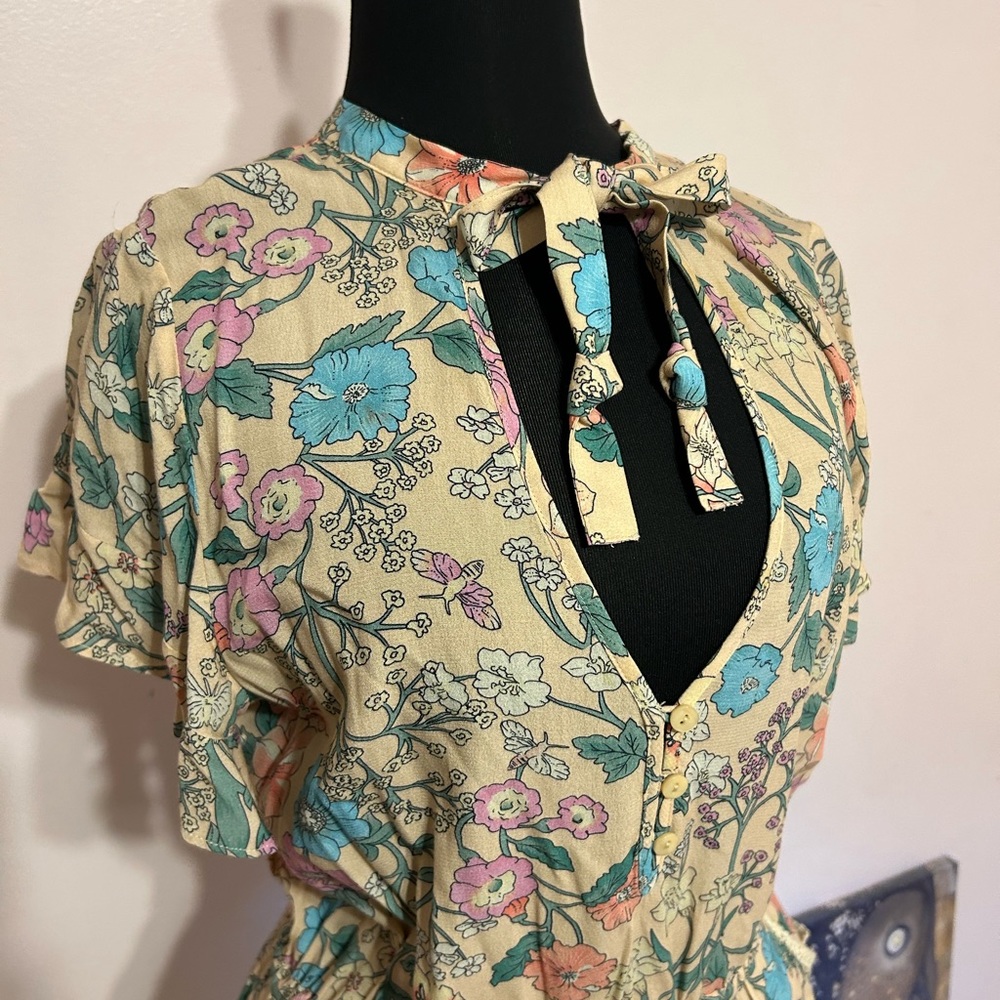 Spell & The Gypsy Floral Dress Size M - Picture 2 of 11